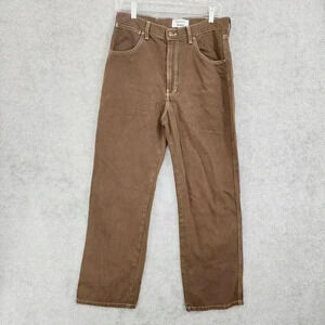 Reformation Jeans Baggy Relaxed Women's Jeans Size 29x28 Chocolate Wash